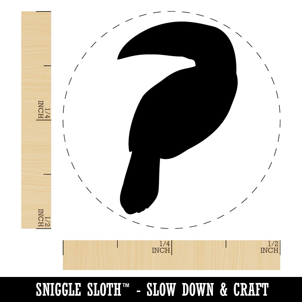 Toucan Solid SelfInking Rubber Stamp for Stamping Crafting Planners
