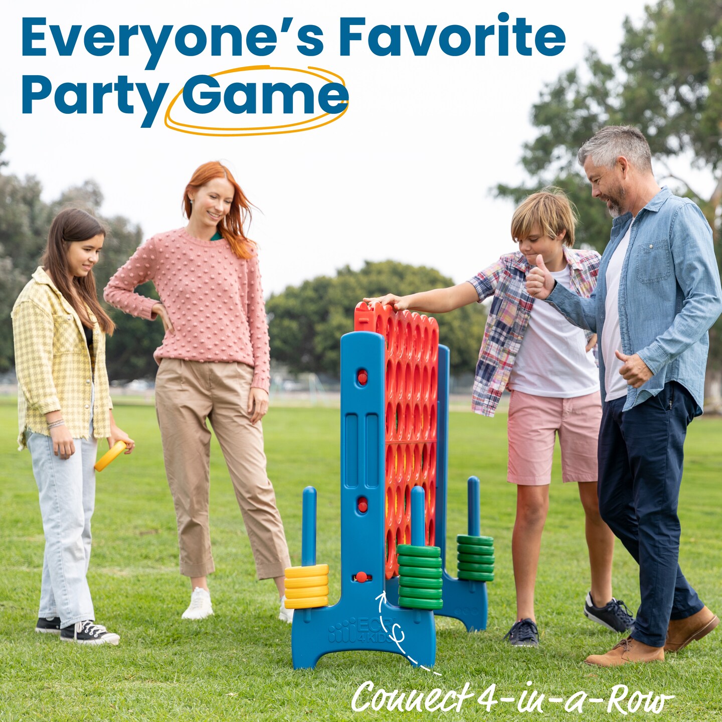 Jumbo 4-To-Score Giant Lawn Game Set