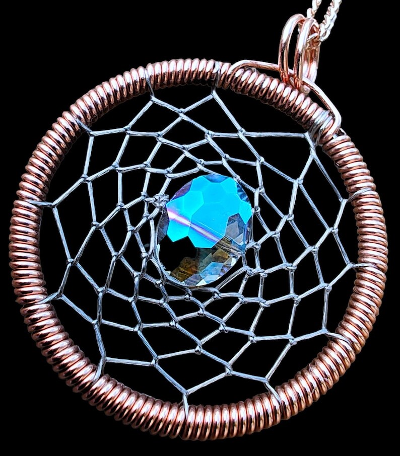 Angel Aura Crystal Dreamcatcher Dream Catcher Copper Native