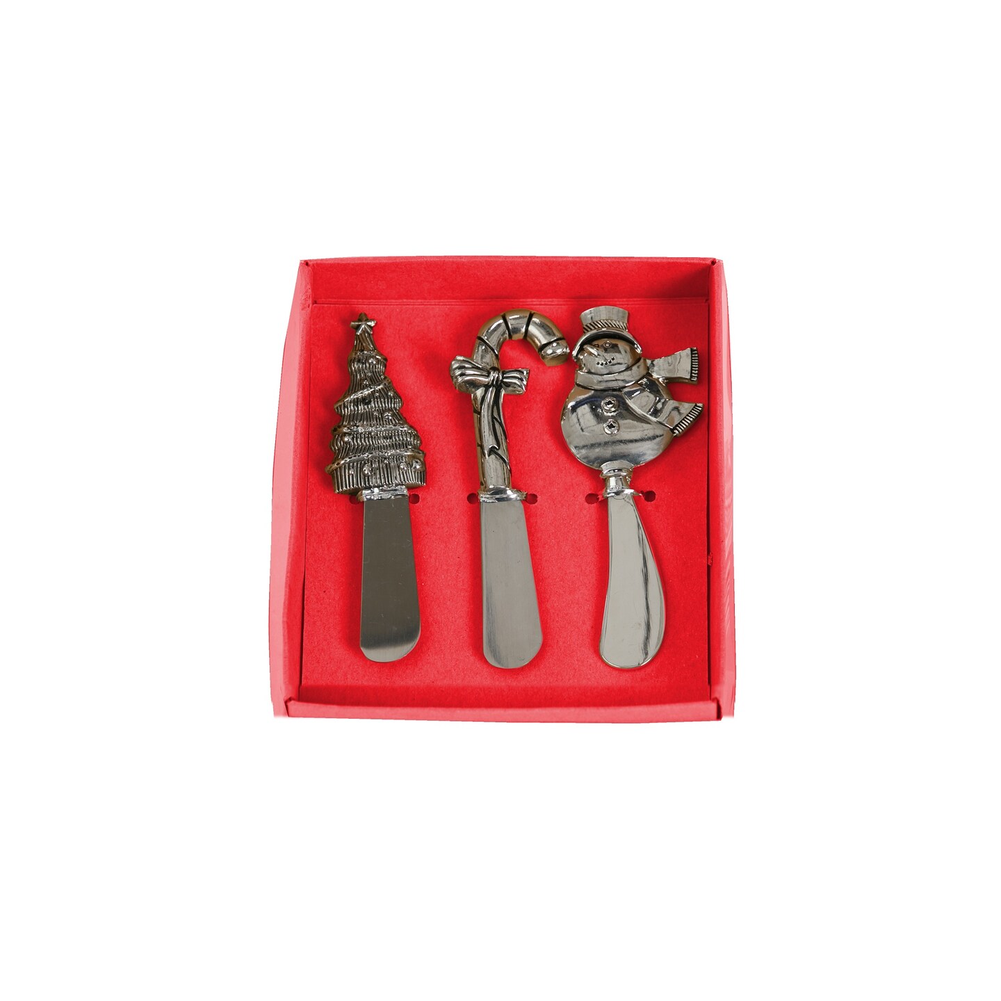 Picnic Plus Set of 3 Silver Stainless Steel Holiday Spreader