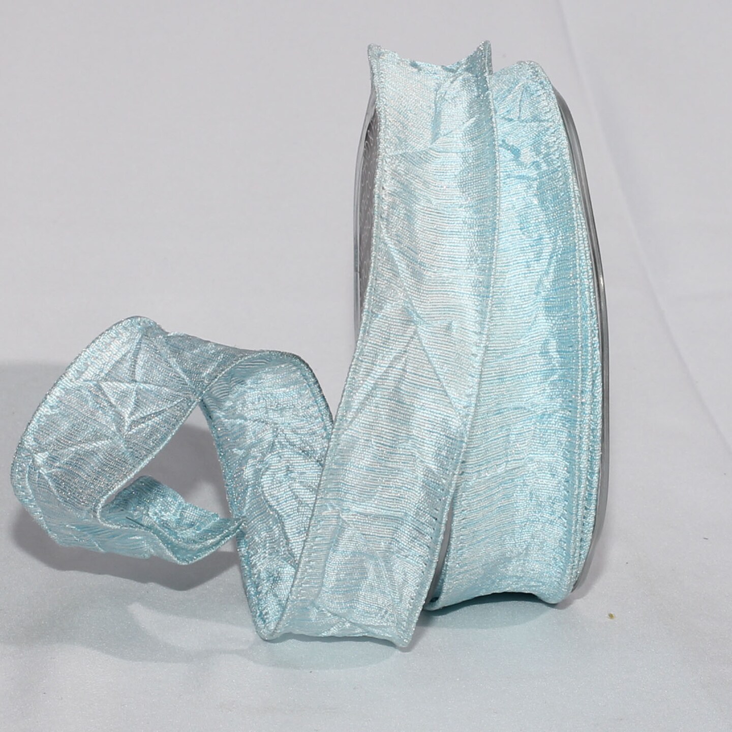 The Ribbon People Pastel Blue Silky Wired Craft Ribbon 1&#x22; x 88 Yards