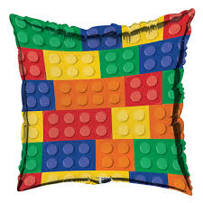 Party Central Pack of 10 Bold Multicolor Fun Birthday Block Party Metallic Balloons 18&#x22;