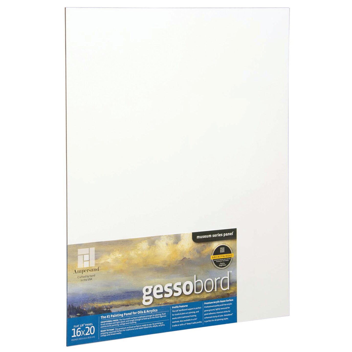 Ampersand Art Gessobord, Uncradled, 1/8" Profile, 16" x 20" Michaels