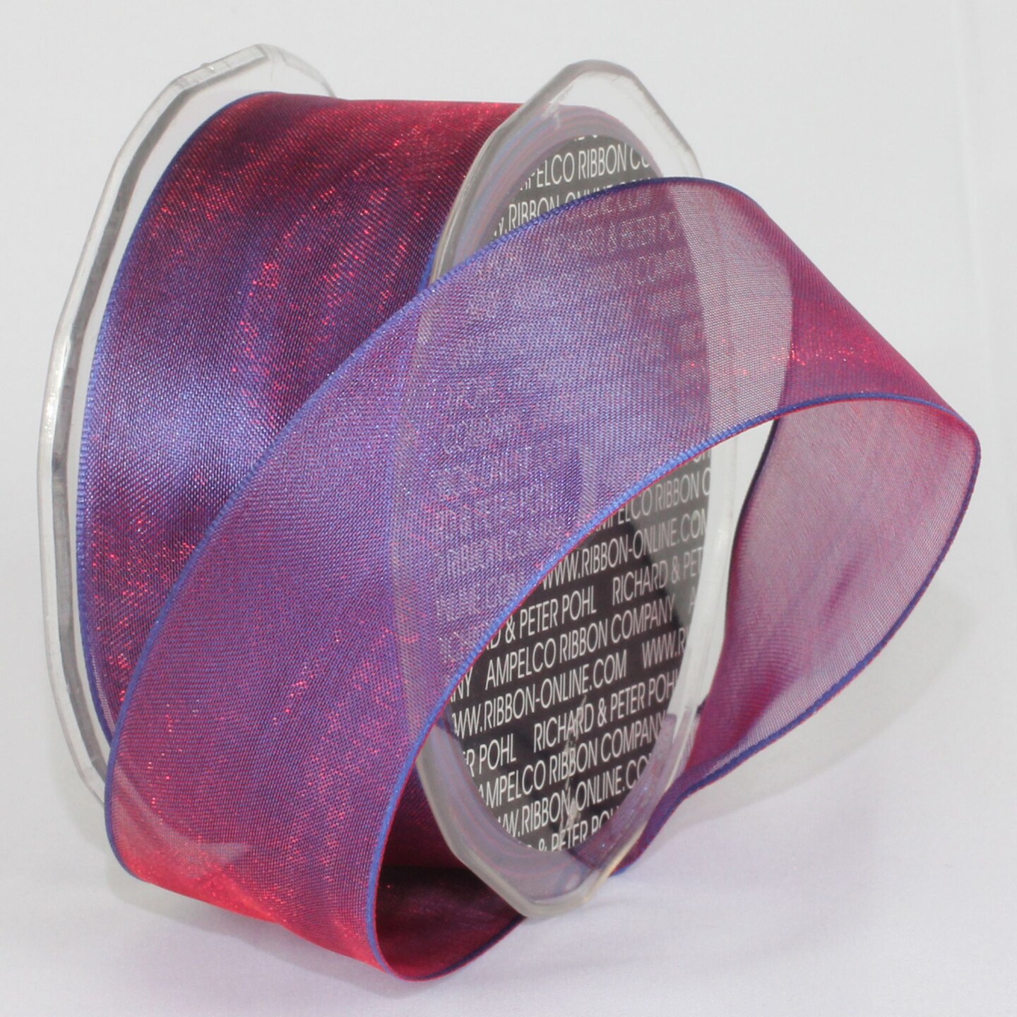 The Ribbon People Purple and Pink Wired Edge Craft Ribbon 1.5" x 27 Yards