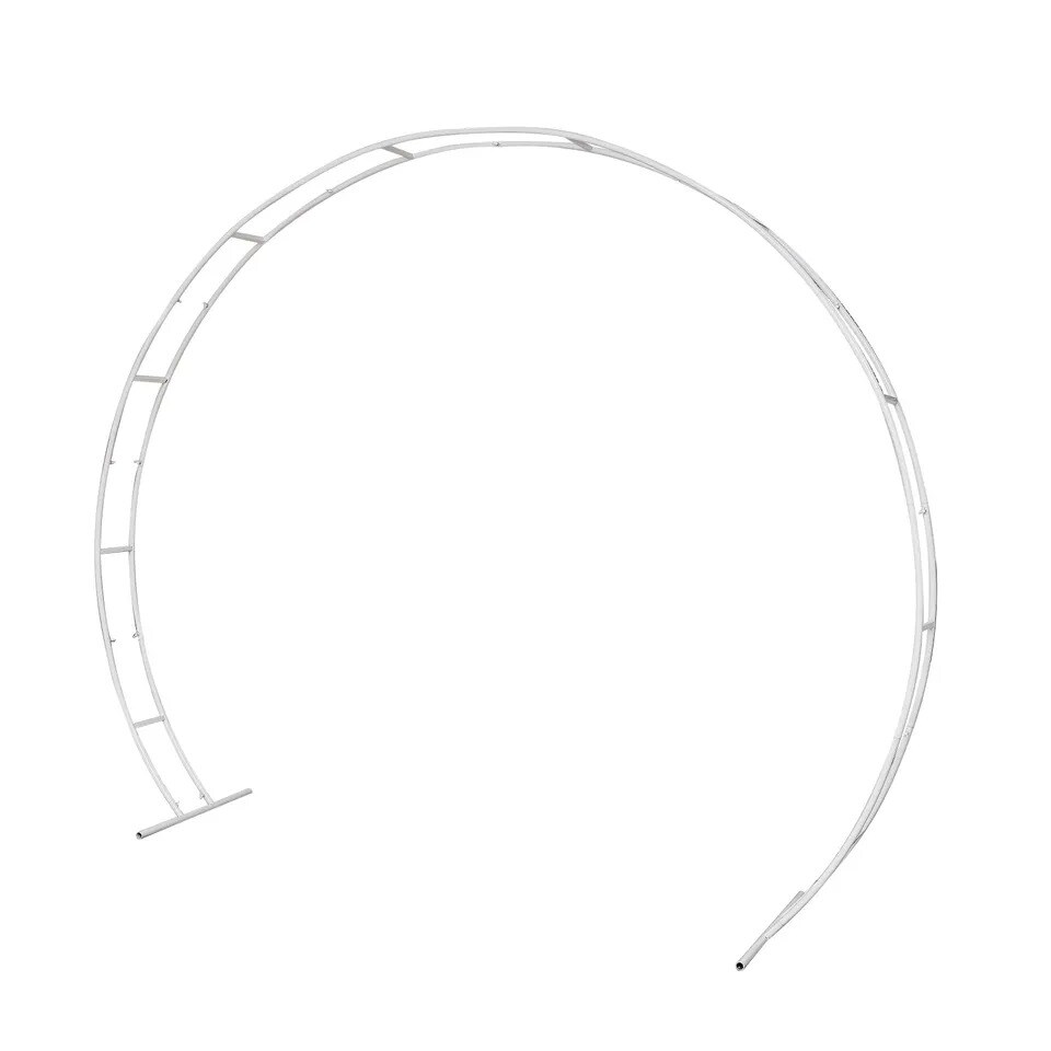 Large Size Metal Arch Wedding Ceremony Rack Wrought Iron Door Decor 7.6*8.9ft