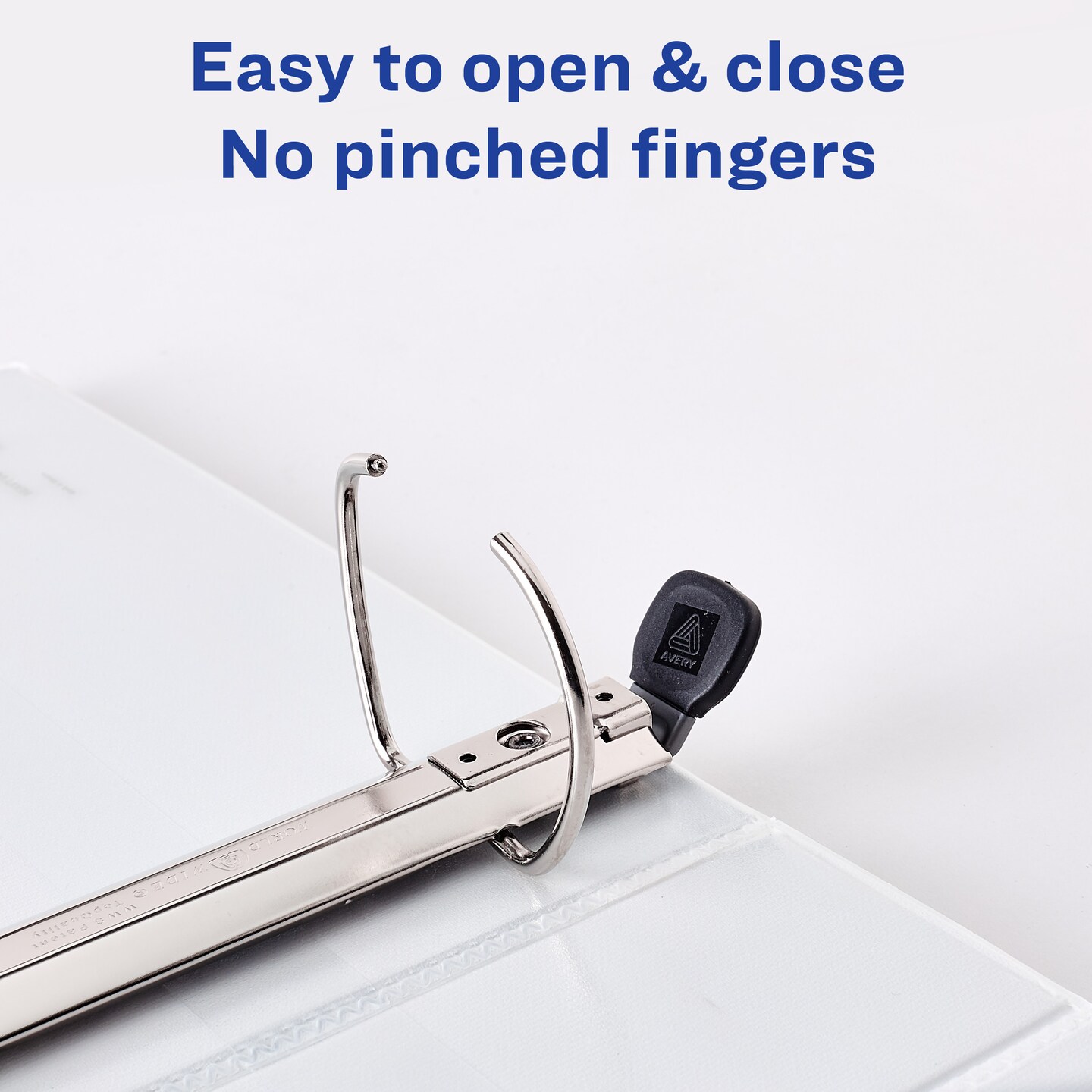 Avery 2&#x22; Heavy-Duty View Binder, EZD Ring, 2 Navy Blue Binders (79802)