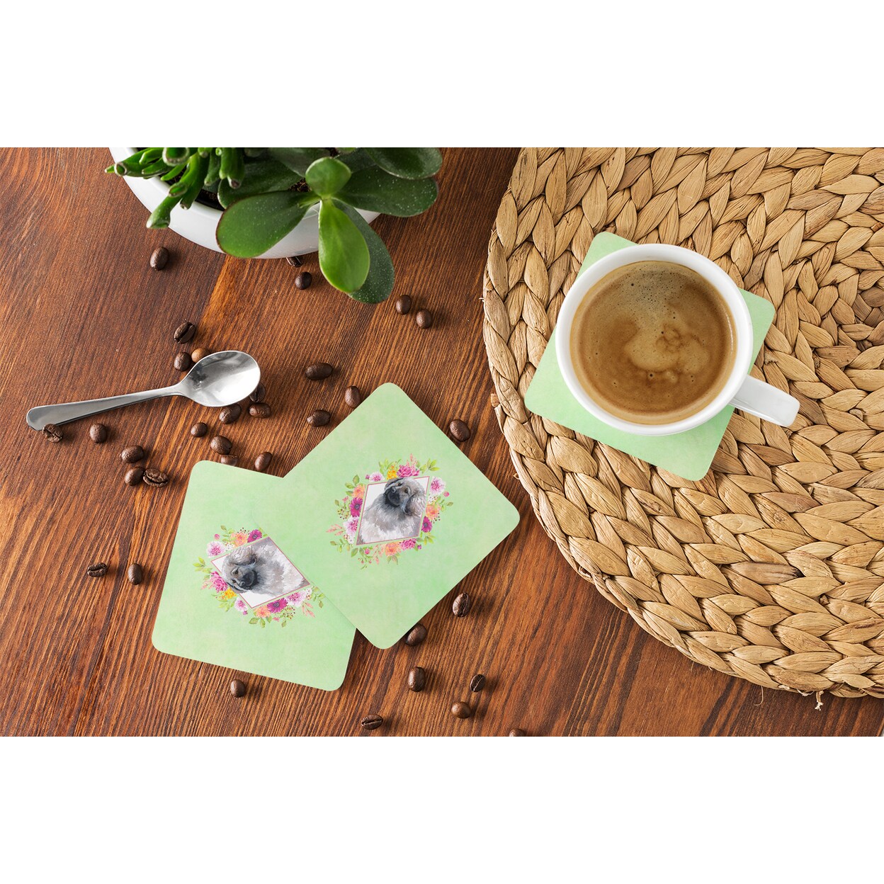 Caroline's Treasures Moscow Watchdog Coasters - Thumbnail 5