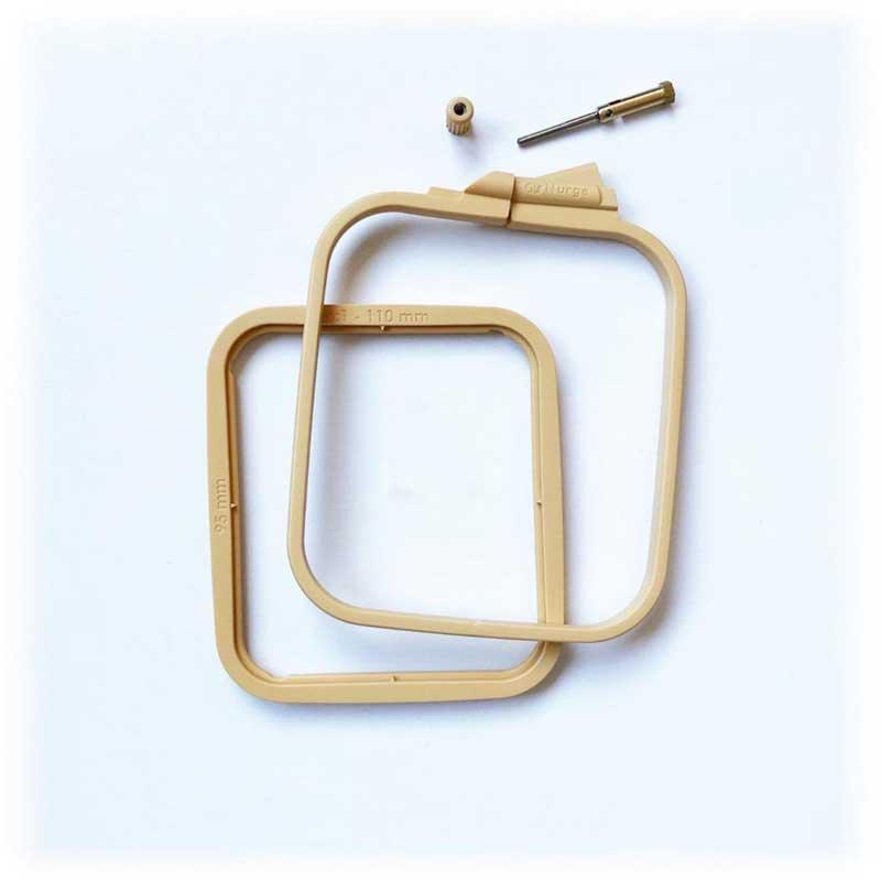 Plastic Square Hoop Nurge 170-12 Pastel Blue