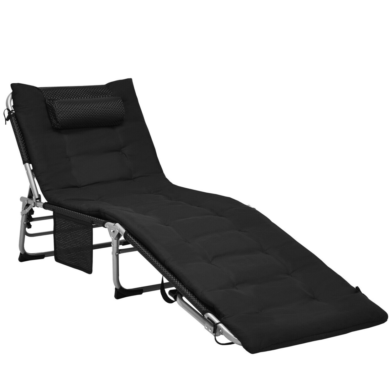 Gymax foldable lounge online chaise