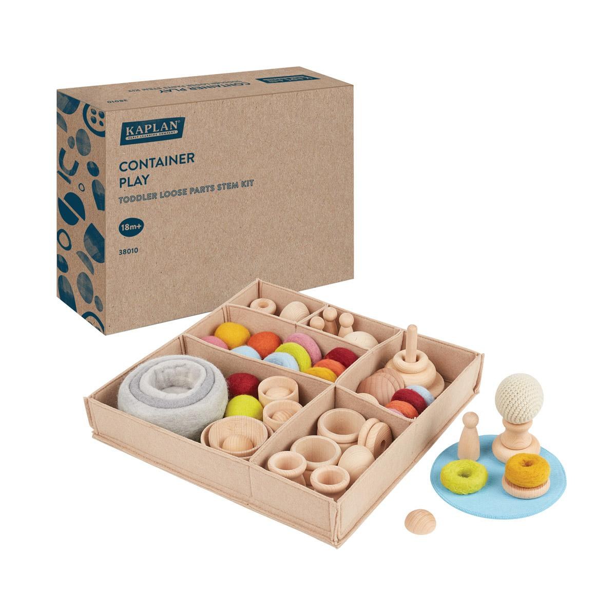 Kaplan Early Learning Company Container Play: Toddler Loose Parts STEM Kit