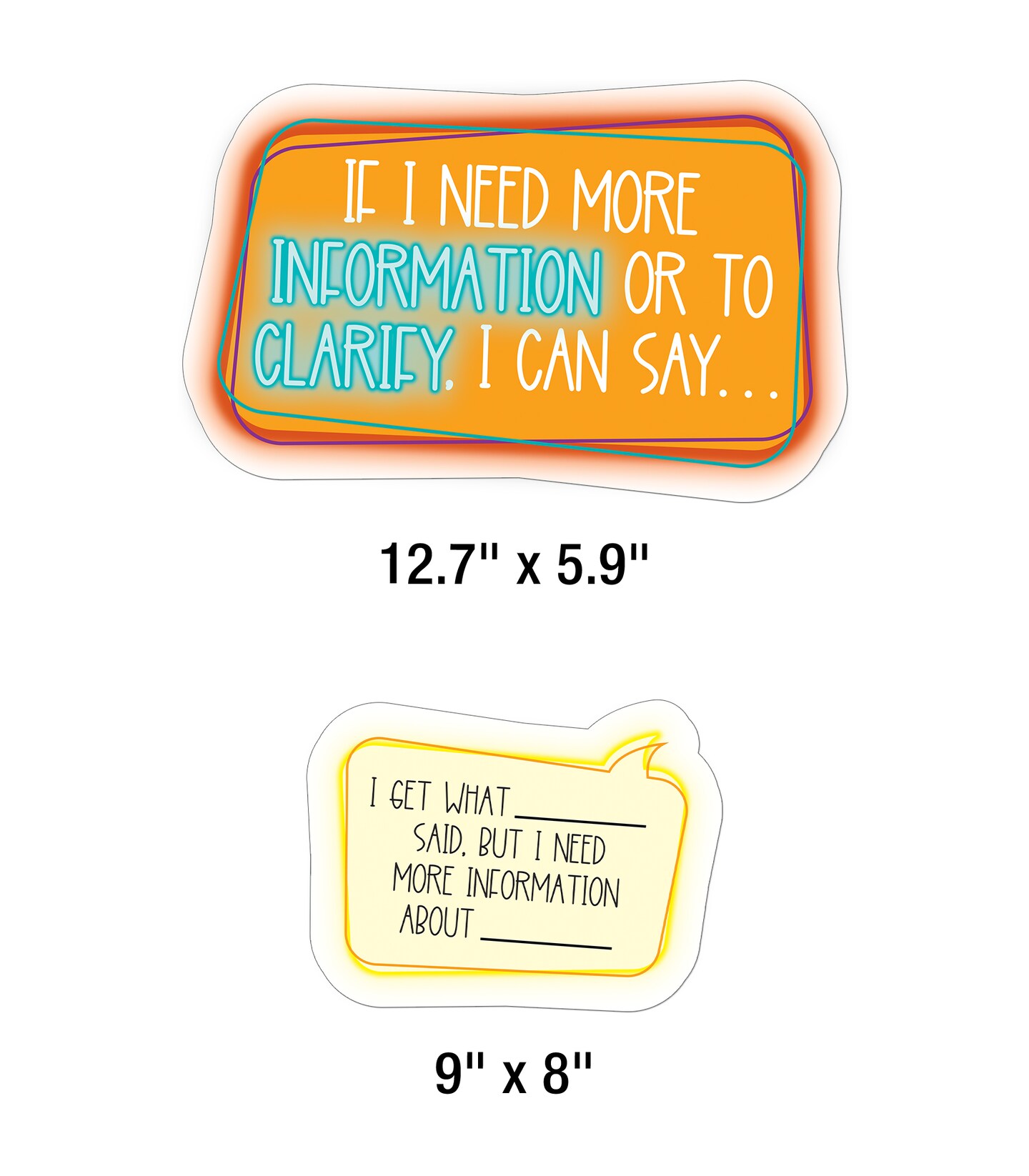 Carson Dellosa Accountable Talk Bulletin Board Set&#x2014;Sentence Stem Speech Bubbles and Category Topic Signs for Group Discussions and Social-Emotional Learning, Homeschool or Classroom D&#xE9;cor (31 pc)