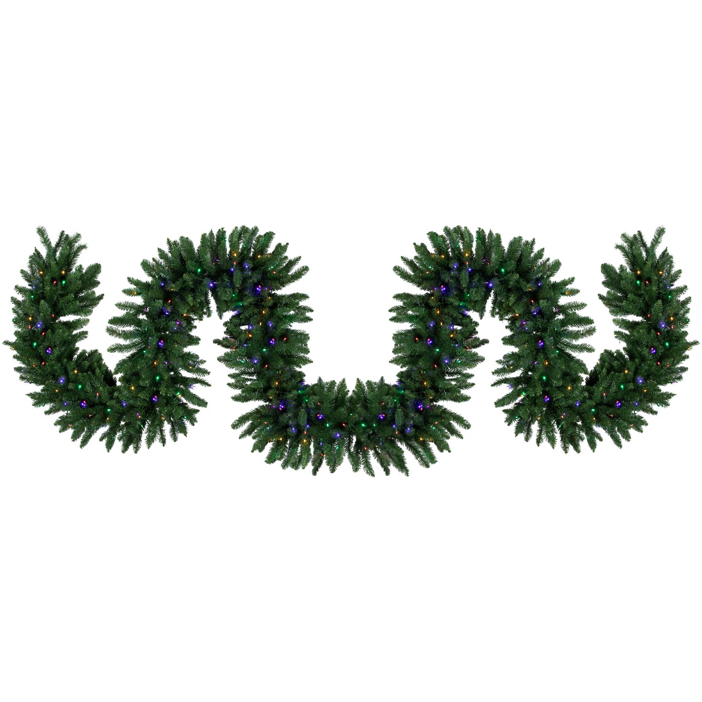 Northlight 25' x 20" PreLit Buffalo Fir Artificial Christmas Garland