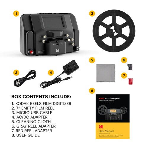 Kodak REELS Portable Film Scanner, Slide Viewer, Digital Photo