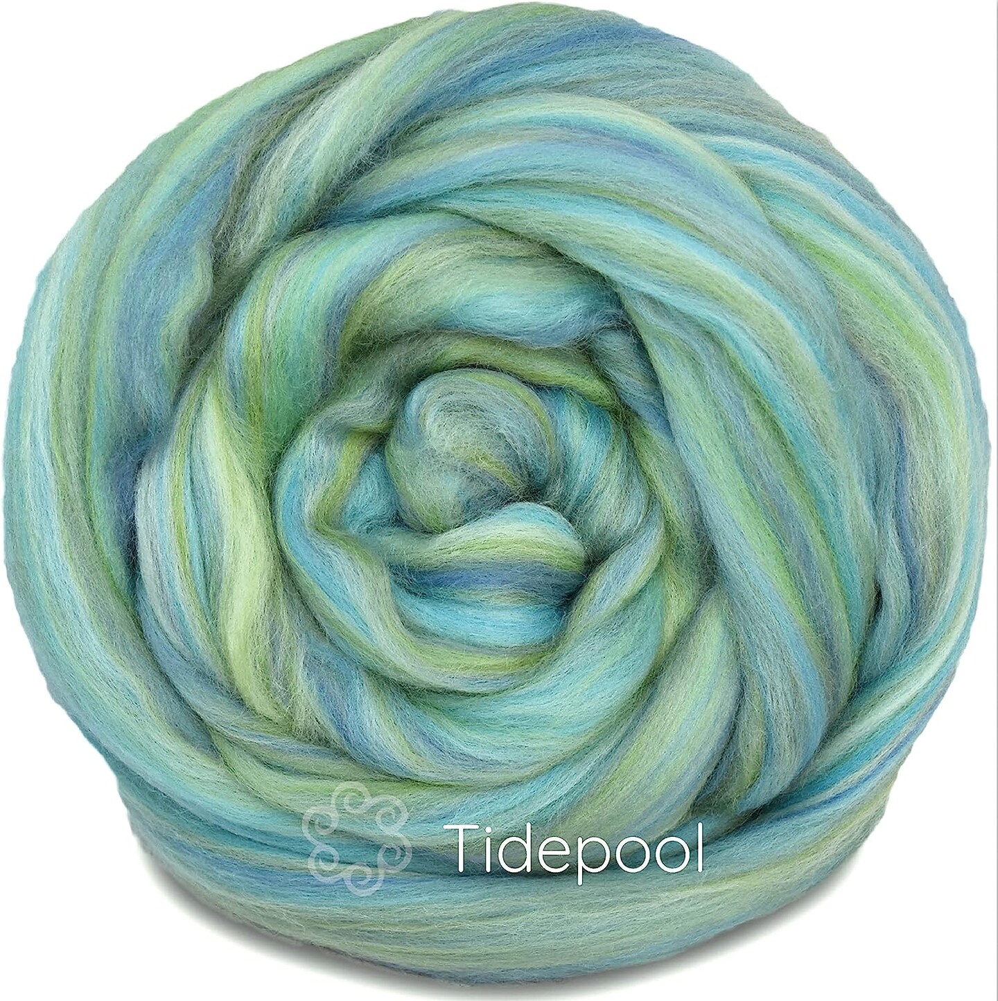 100% Superfine Merino Fiber: Winner&#x27;s Circle. Soft Combed Top Roving Color Blend for Spinning, Felting, Weaving