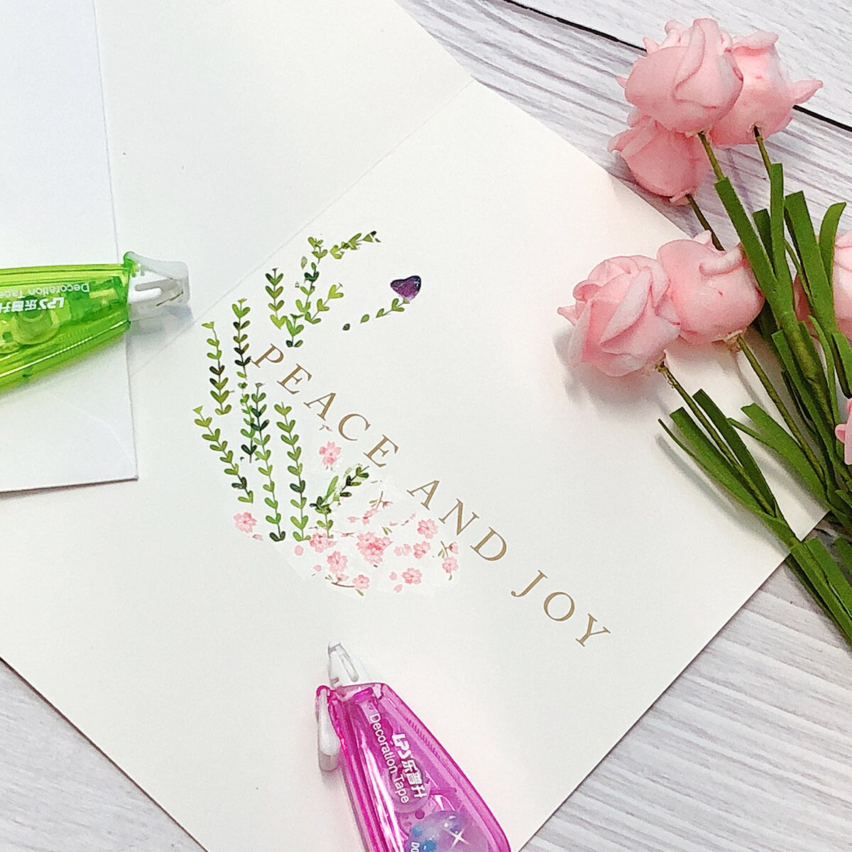 Wrapables Novelty Sticker Machine Pens, Decorative DIY Stationery Supplies for Home Office School