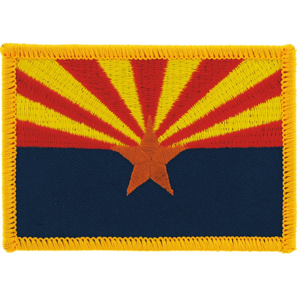 Arizona State Flag Patch 2 1/2&#x22; x 3 1/2&#x22;