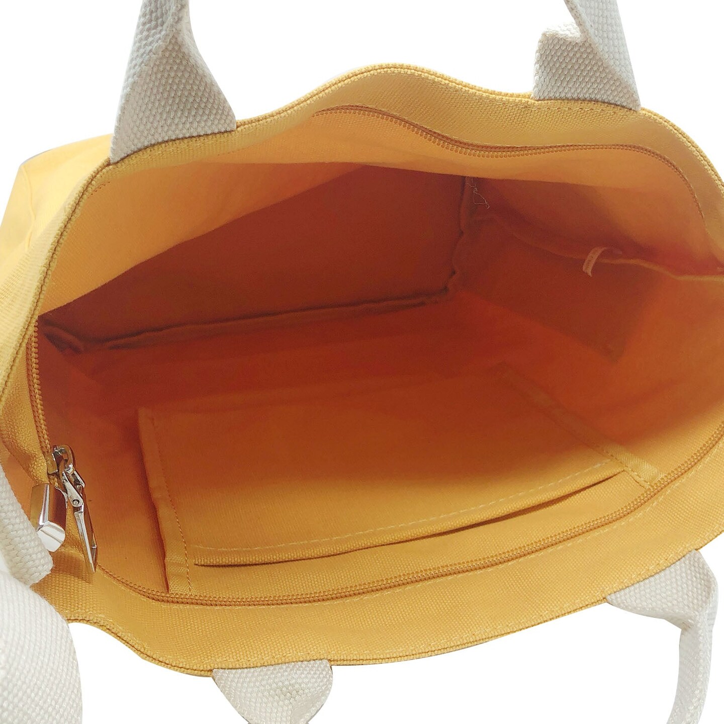 Wrapables Canvas Tote Bag for Women, Casual Cross Body Shoulder Handbag, Yellow