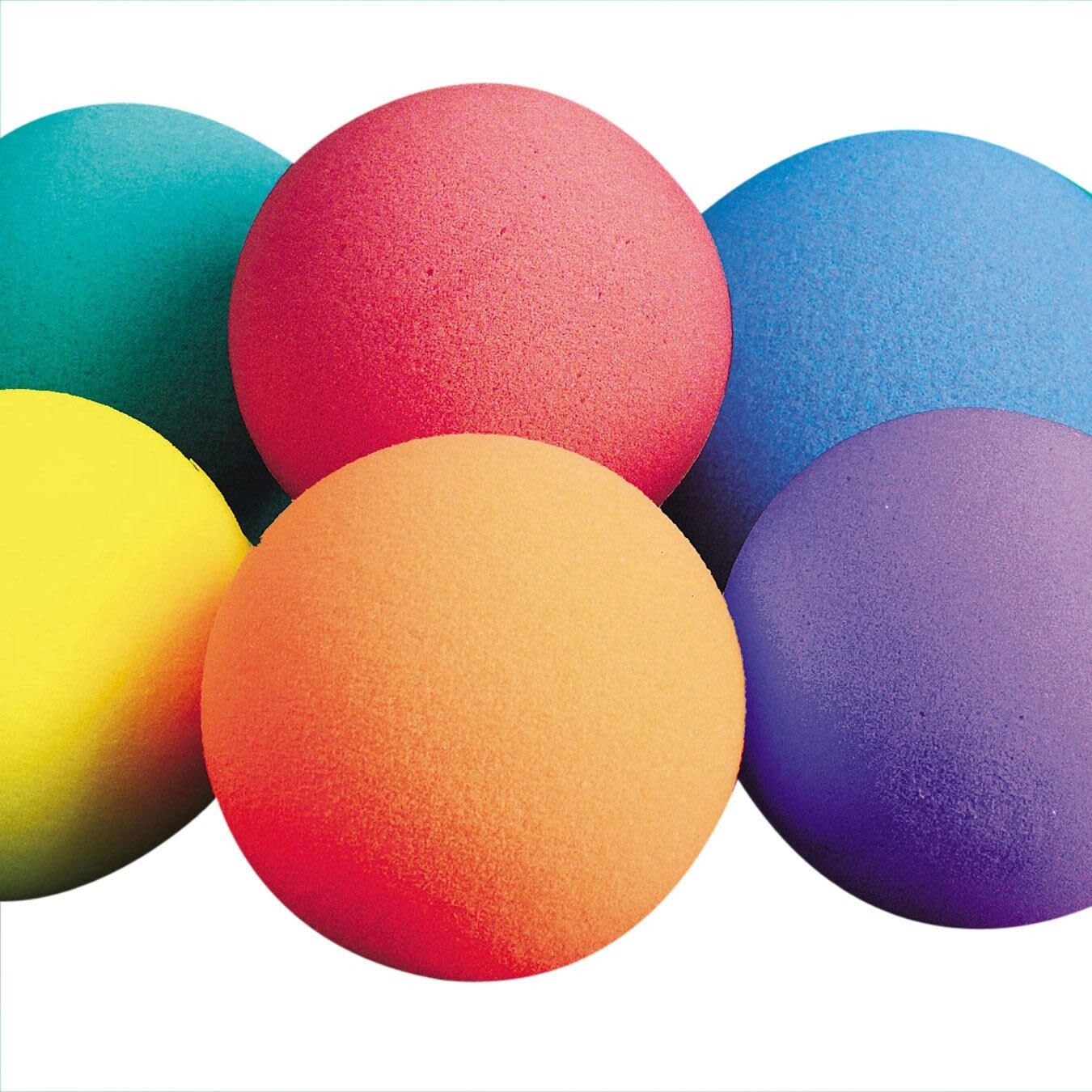 Spectrum&#x2122; Bright Foam Balls, 7&#x22; (Set of 6)