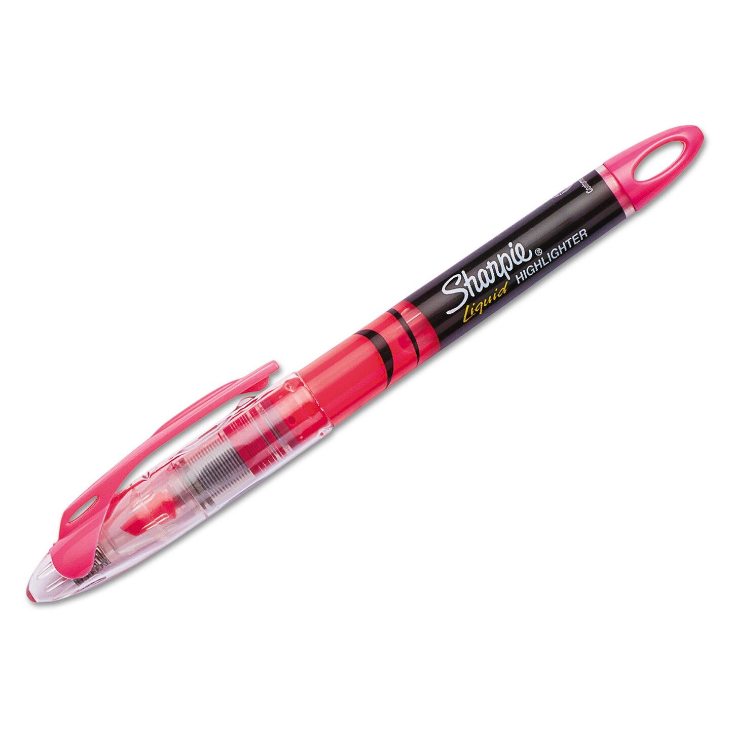 Sharpie Liquid Pen Style Highlighters Chisel Tip Fluorescent Pink Dozen