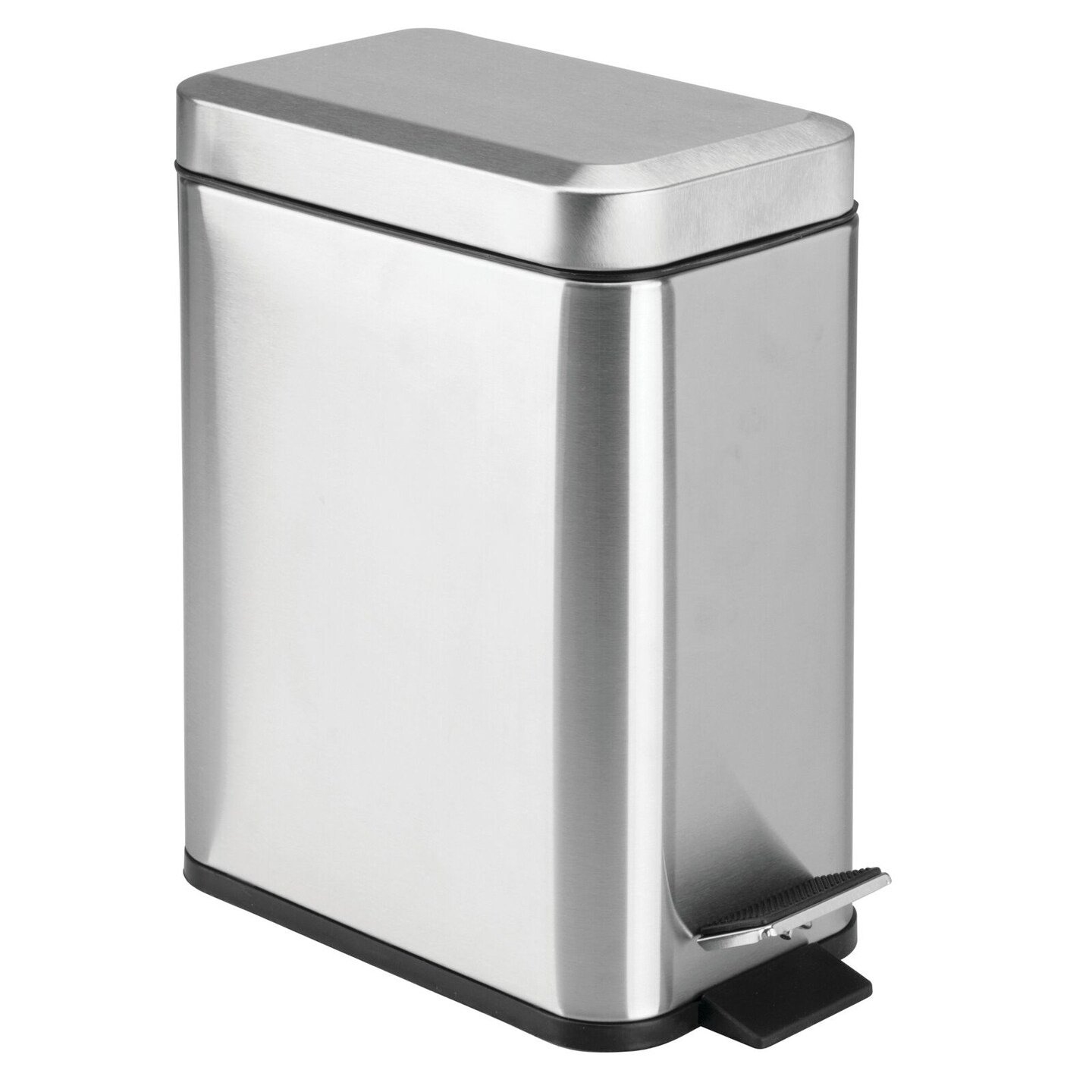 mDesign Step Trash Can, Gallon Garbage Bin, Removable Liner Bucket