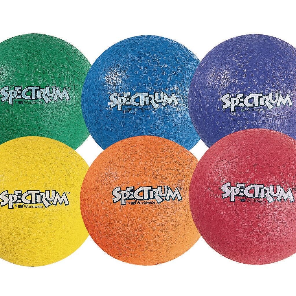 Spectrum&#x2122; Playground Balls, 5&#x22; (Set of 6)