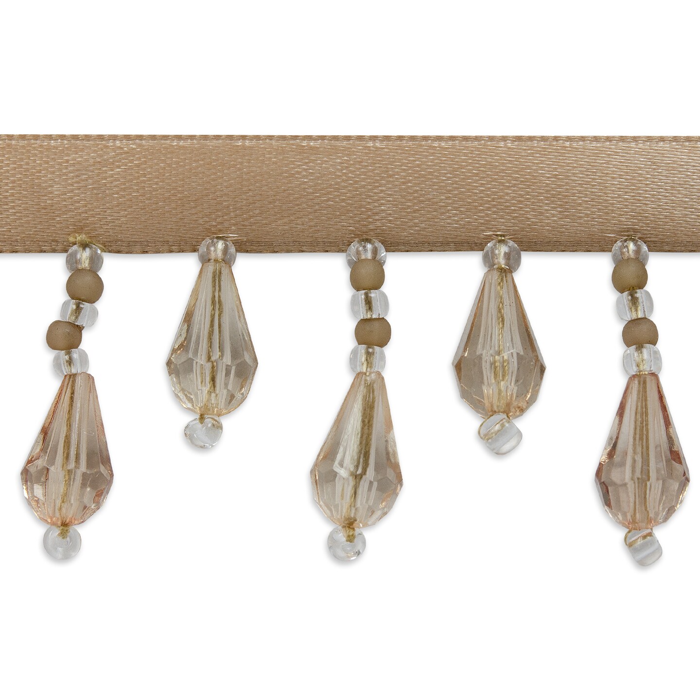 Joanne Beaded Teardrop Fringe Trim
