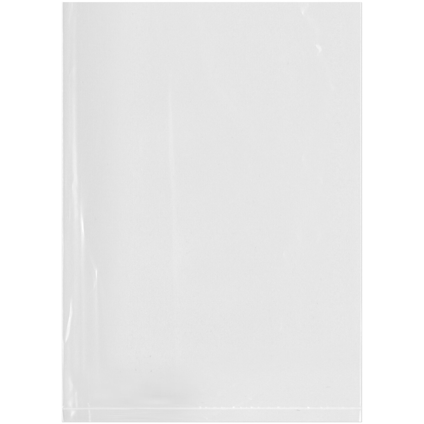 Plymor 5&#x22; x 7&#x22;, 4 Mil Flat Open Clear Plastic Poly Bags