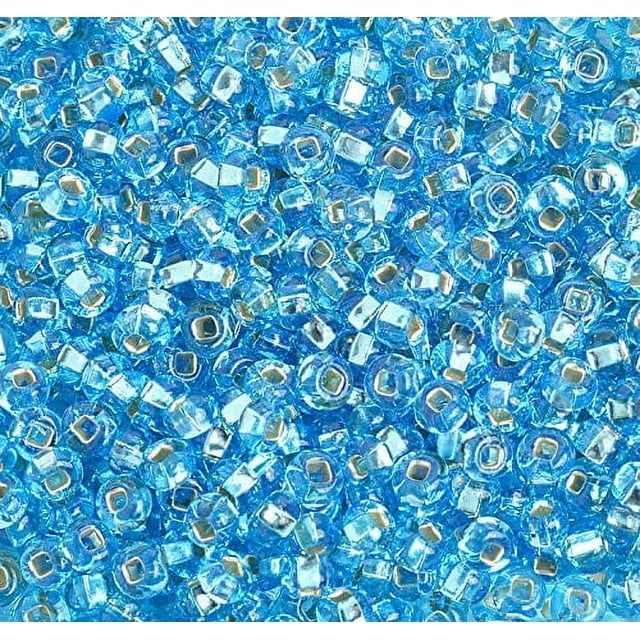 John Bead 6/0 Silver Lined Czech Glass Seed Beads, 500g