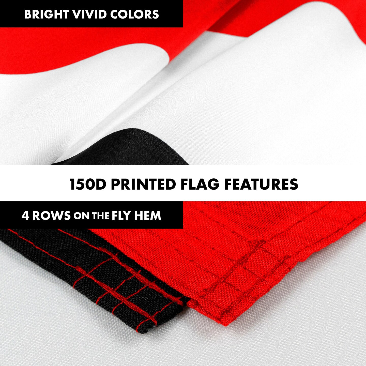 Flag Pole 6FT Black Tangle Free &#x26; Yemen Yemeni Flag 3x5 Ft Combo Printed 150D Polyester By G128