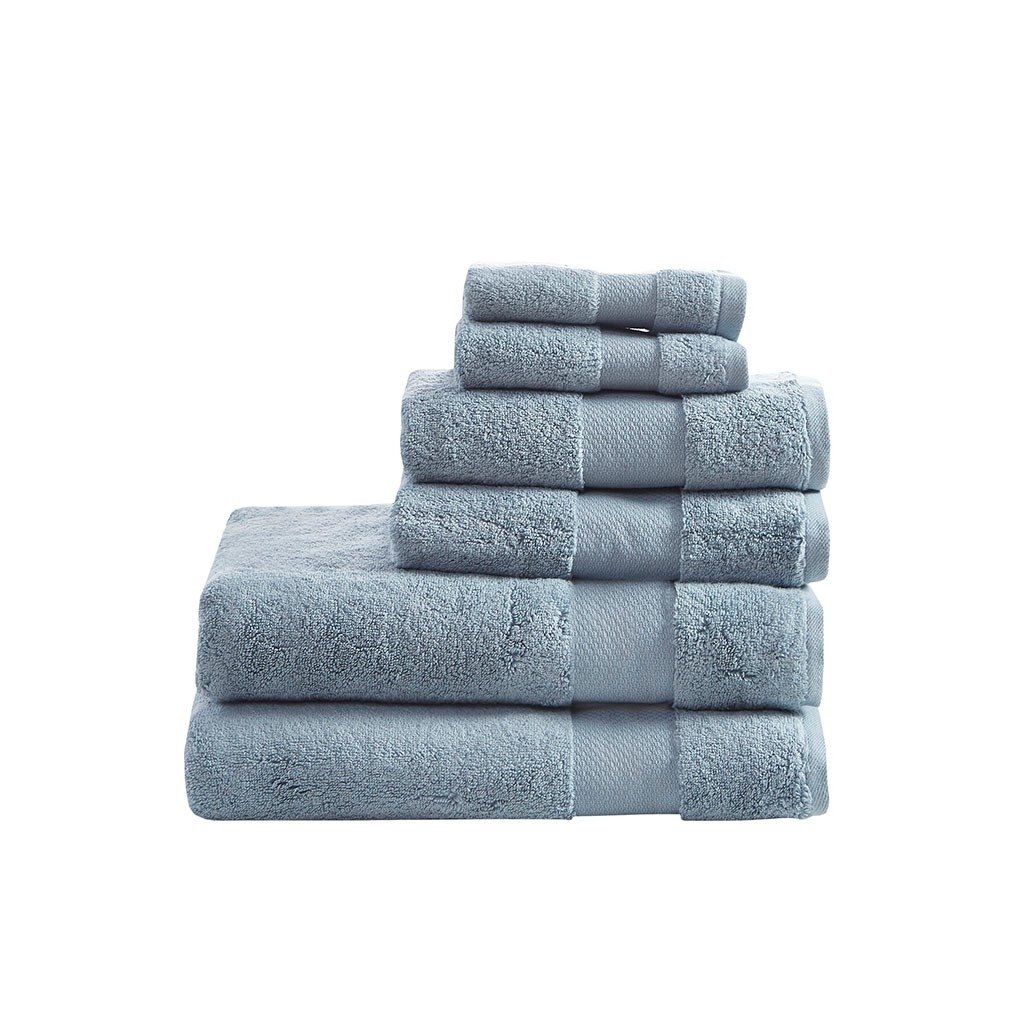 Gracie Mills Thalia 6-Piece 600Gsm Turkish Cotton Bath Towel Set Grace-9567