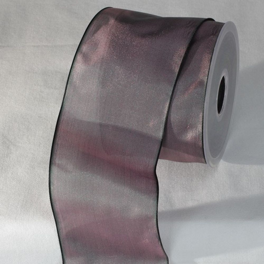 GTYBOVA Mauve Satin Wired Ribbon - 2.5 Inch X 25 Yards For Gift Wrapping & Crafts - View #7