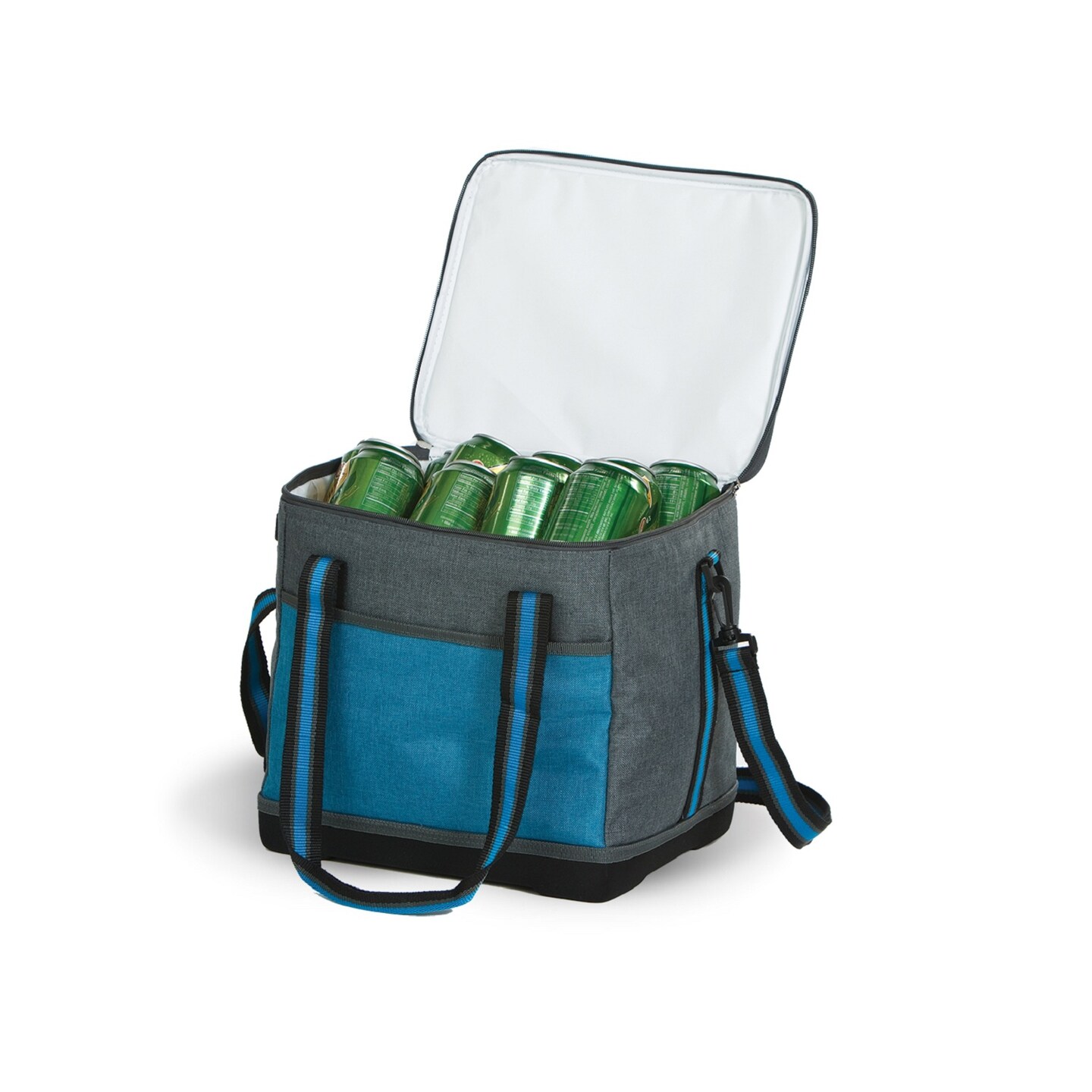 Picnic Plus 12&#x201D; Teal Green and Grey Ranger Cooler Bag