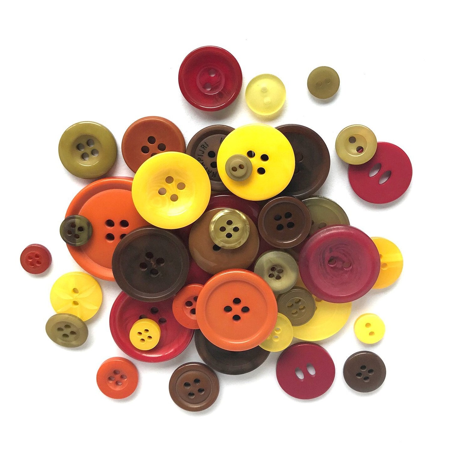 Buttons Galore Button Bonanza Bulk Buttons for Sewing & Crafts, Assorted Colors - .50 LBS.