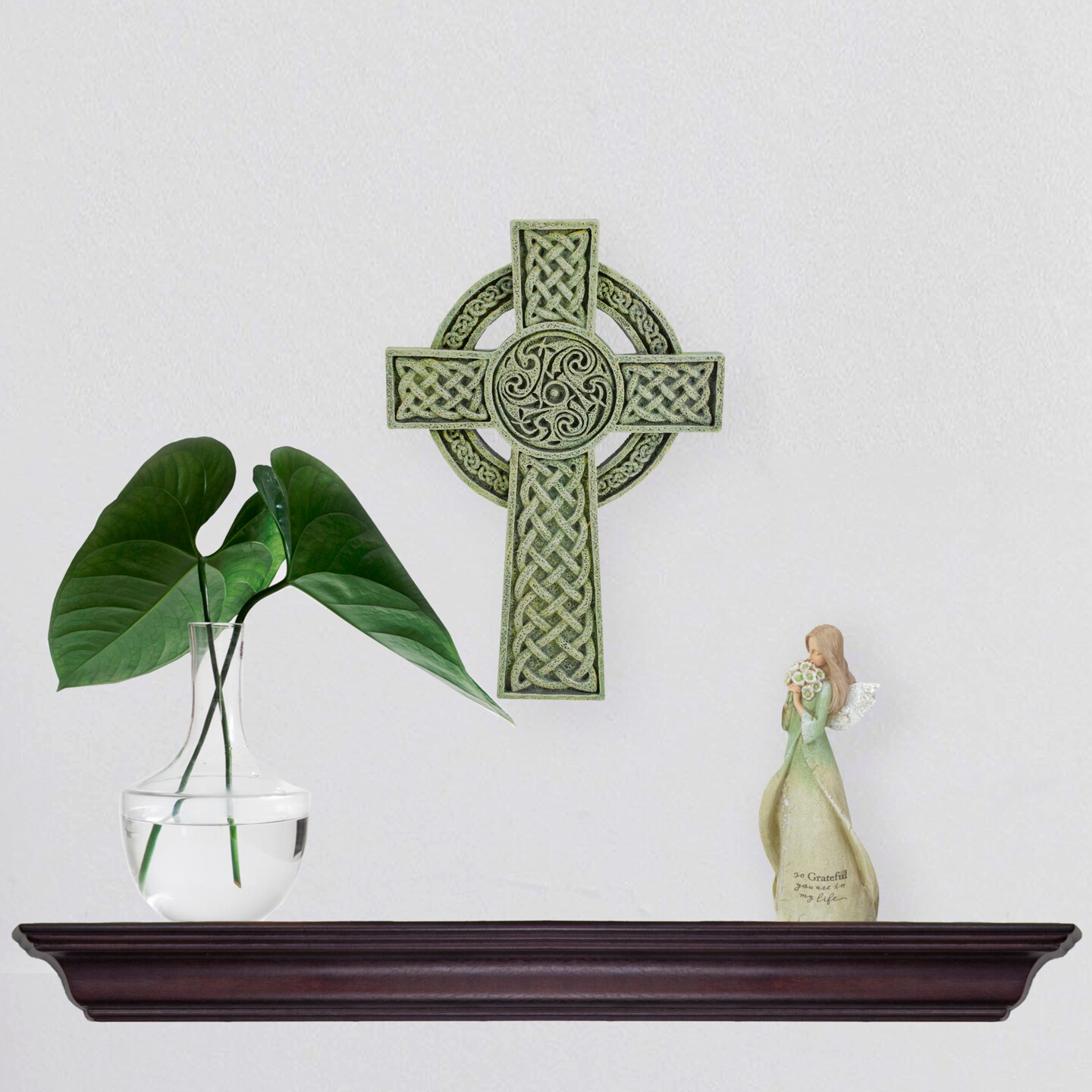 Roman Joseph&#x27;s Studio Irish Celtic Wall Cross Decoration - 9.5&#x22;