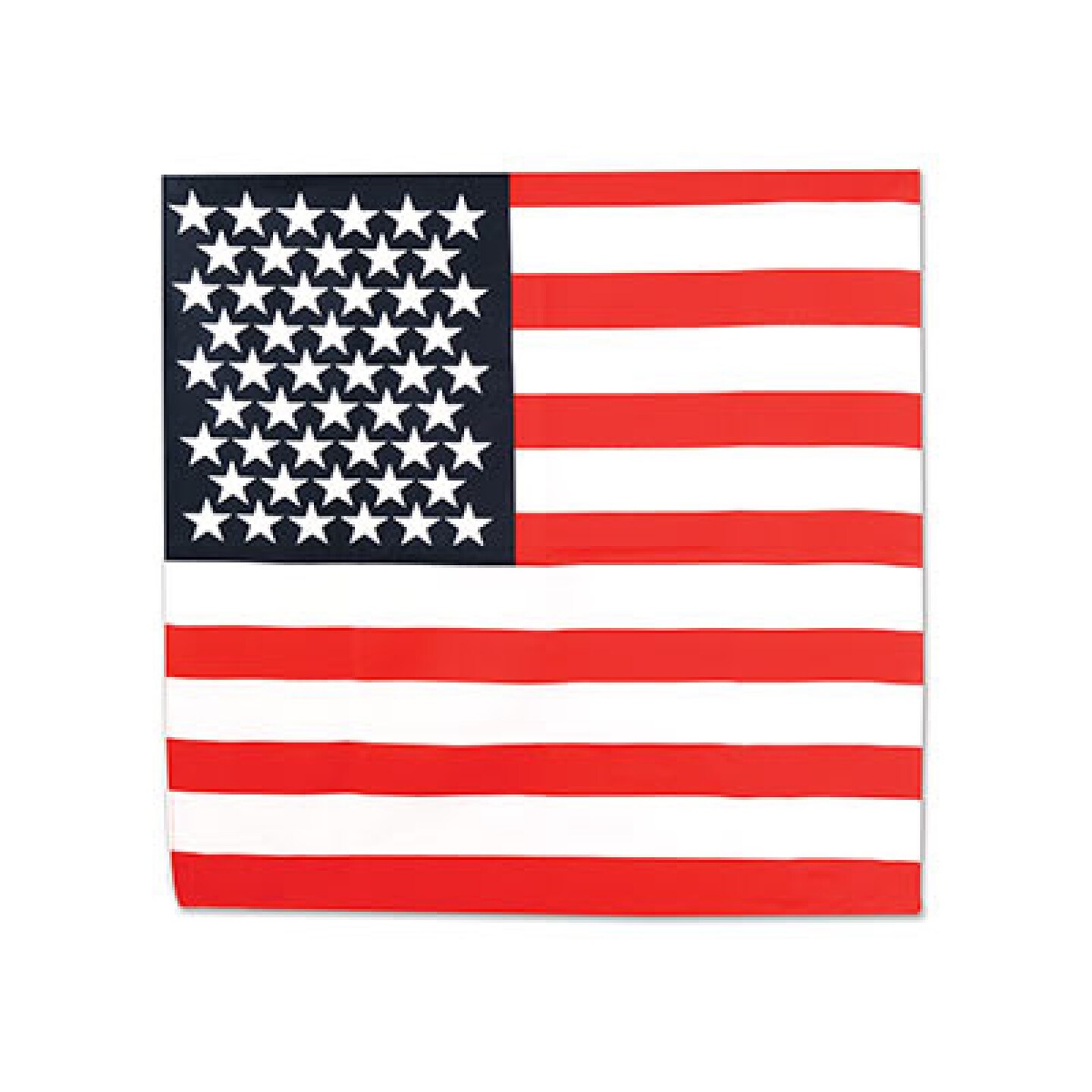 Beistle 22&#x201D; American Flag Patriotic Bandana Pack of 12