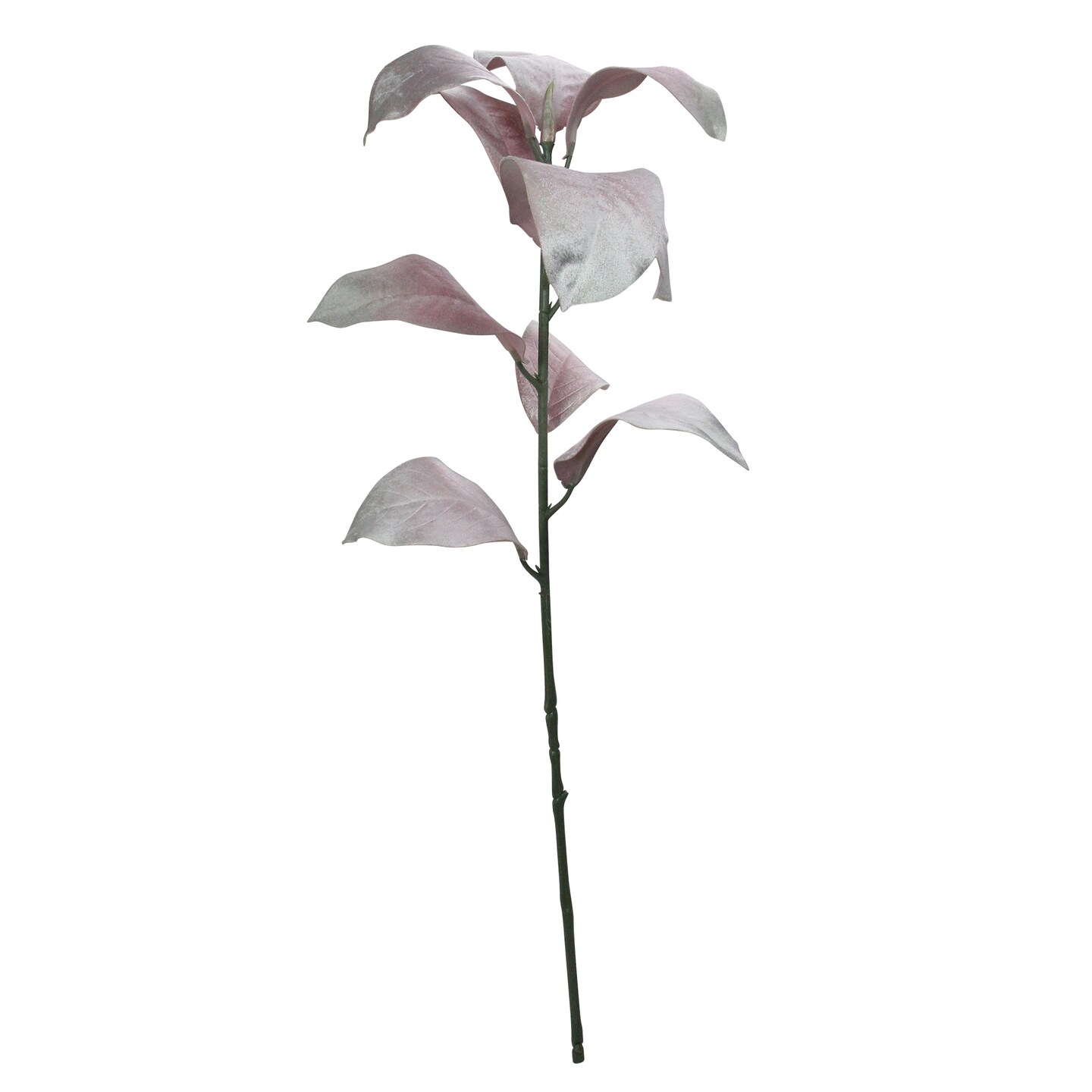 Northlight 32" Blush Pink Magnolia Leaf Artificial Christmas Spray