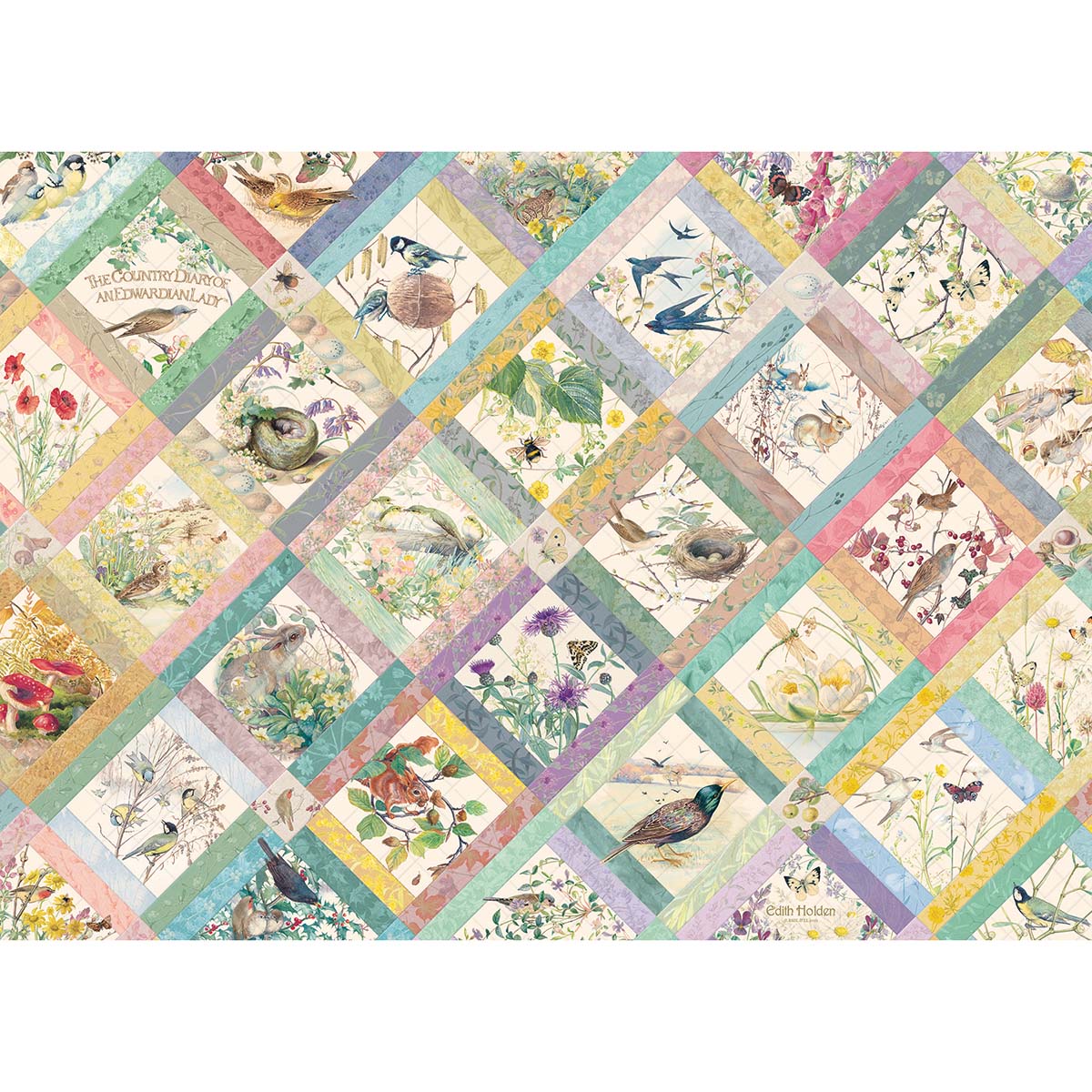 Puzzle 1000 Pièces Country Diary Quilt De Cobble Hill - Neuf - Fabriqué USA