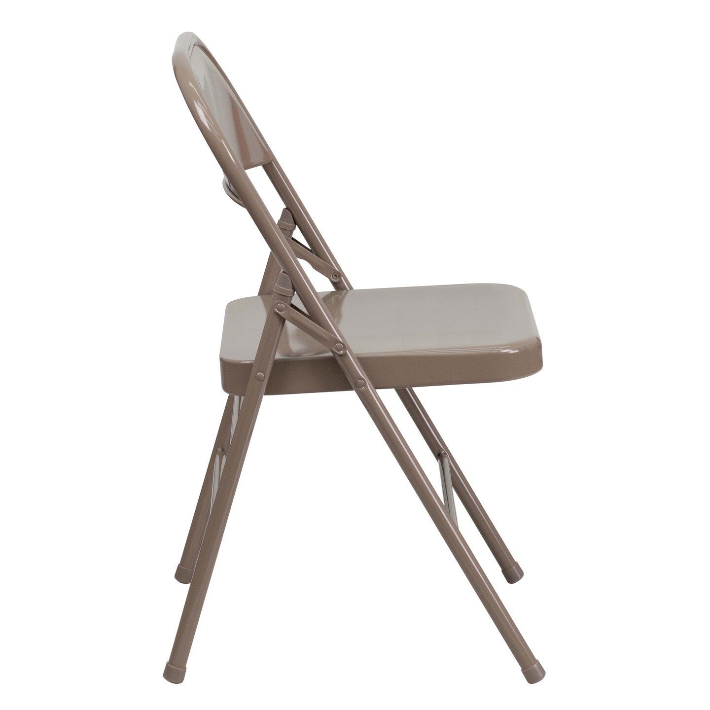 Emma and Oliver 2 Pack Home &#x26; Office Portable Party Events Steel Metal Folding Chair