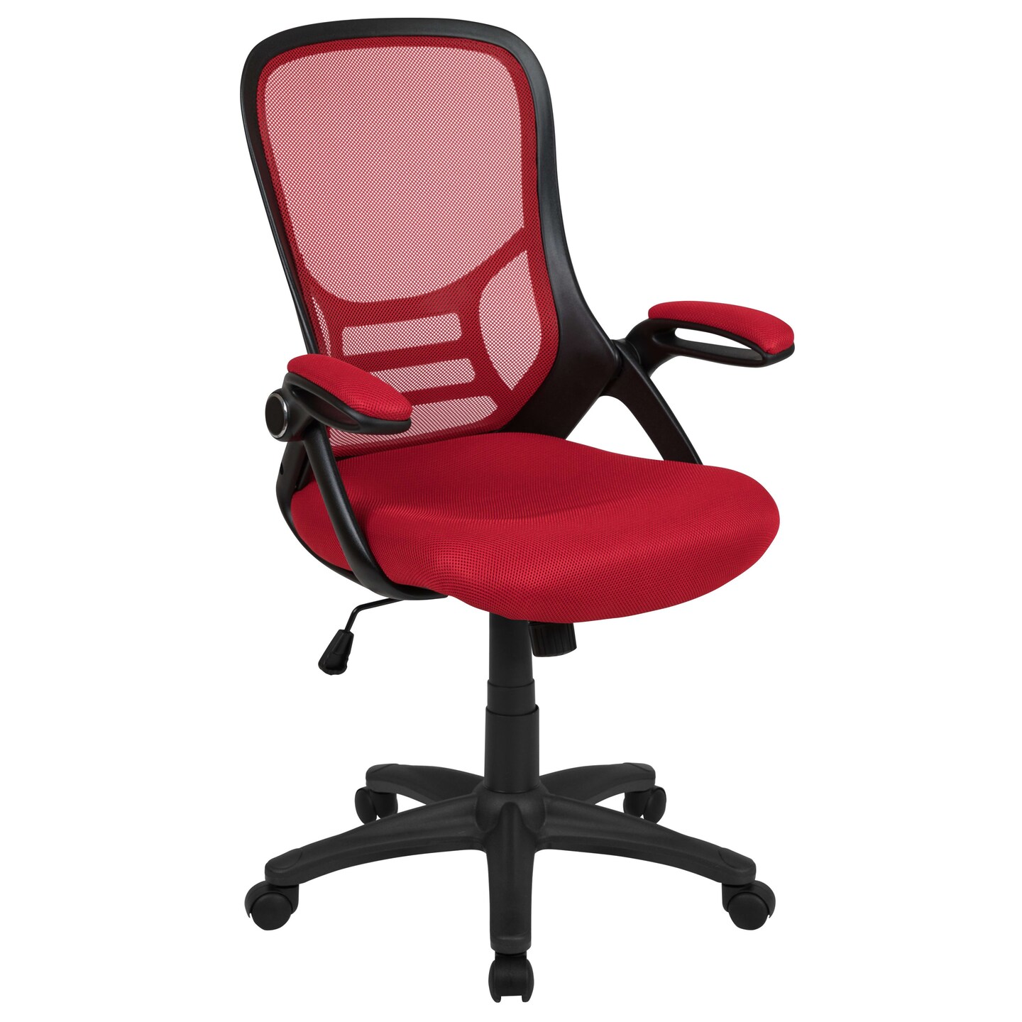 Emma and Oliver High Back Mesh Ergonomic Office Chair with Flip-up Arms