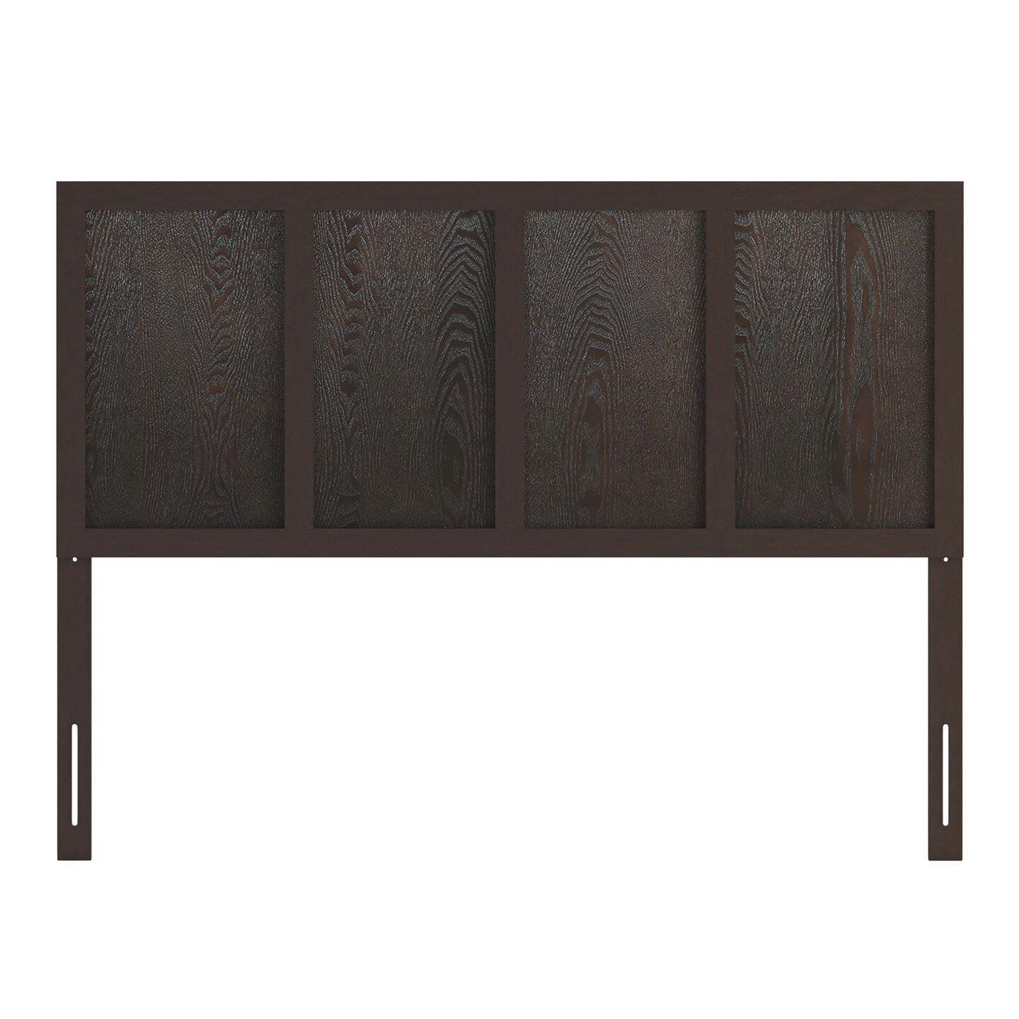 Merrick Lane Grady Raised Panel Wooden Adjustable Headboard Only