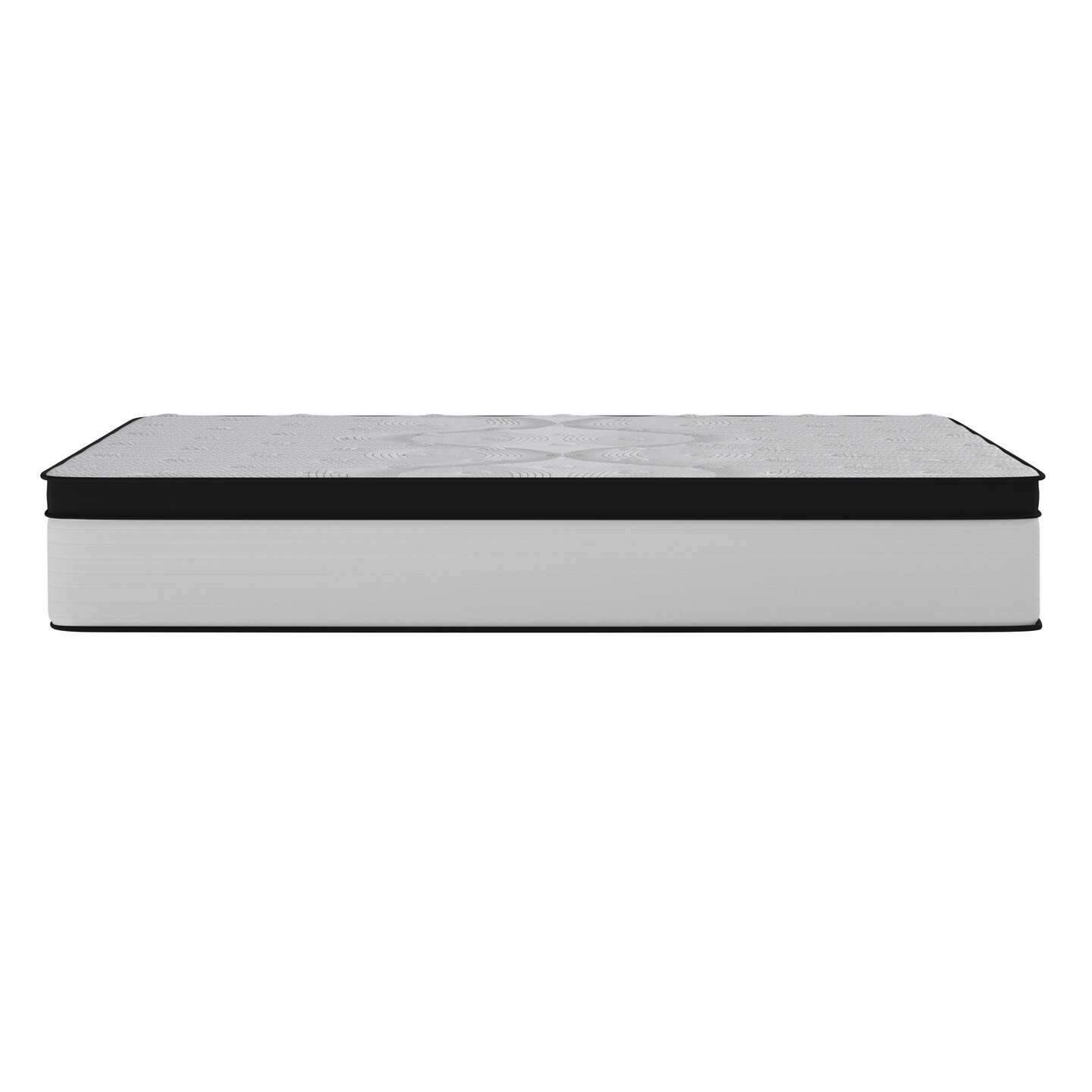 Merrick Lane Hulen 12 Inch Extra Firm Hybrid Pocket Spring &#x26; CertiPUR-US Certified Foam Mattress in a Box