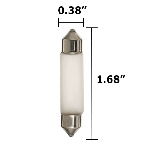 USHIO 5W 24V T3 Frosted XRL Xenon Rigid Loop Automotive Light Bulb