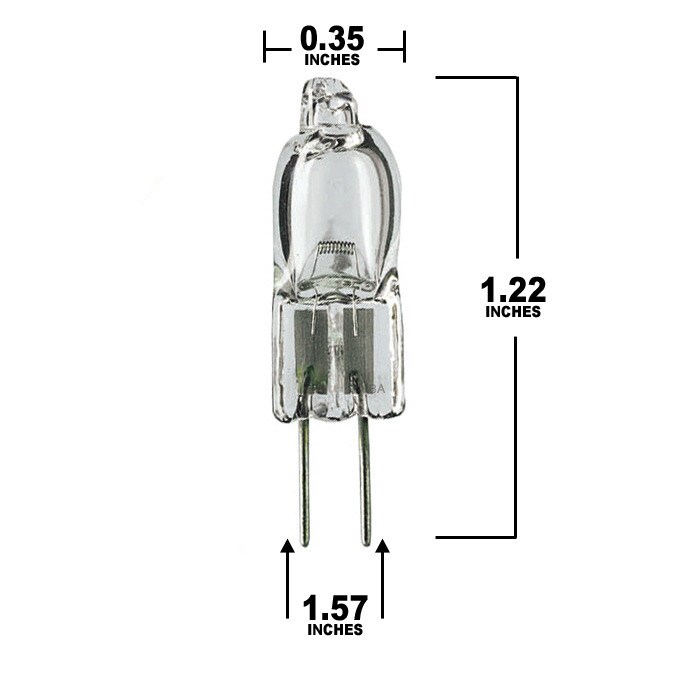 3 PK - OSRAM FHE/ESB 64250 bulb HLX 20w 6v G4 Single Ended Halogen Light Bulb