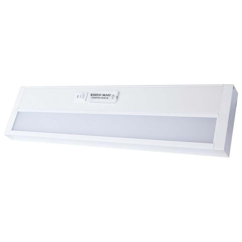 Wi-fi 14-in LED Smart Starfish RGB and Tunable White Finish Under Cabinet Light