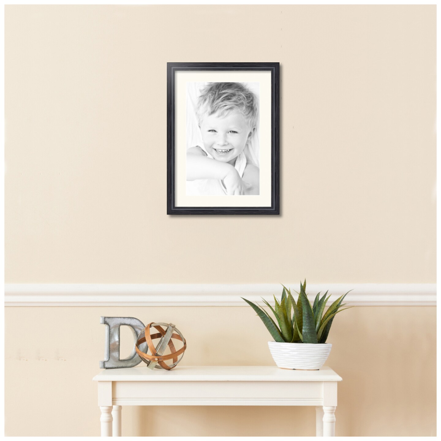 ArtToFrames 15x21" Matted Picture Frame with 11x17" Single Mat Photo Opening Framed in 1.25" Black and 2" Mat (FWM-4083-15x21)