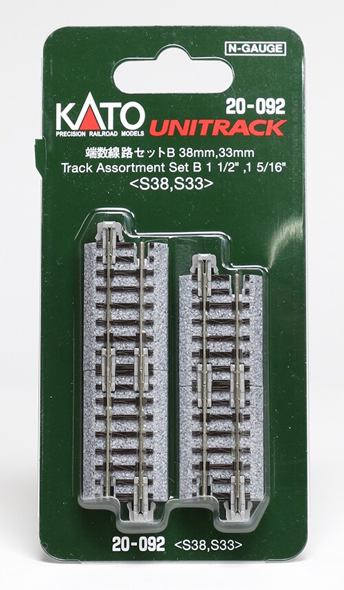 Unitrack N-Scale Kato 20-092 N Track Assortment Set B Train Track ...