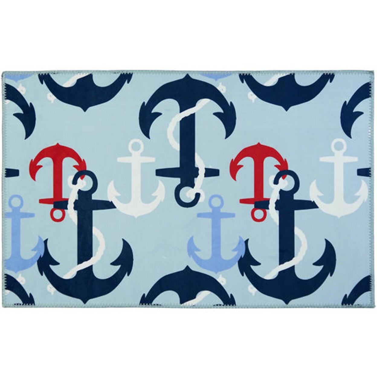 Homefires Home Decorative Indoor Accent Rug Ship AHoy - 20&#x22; X 30&#x22;