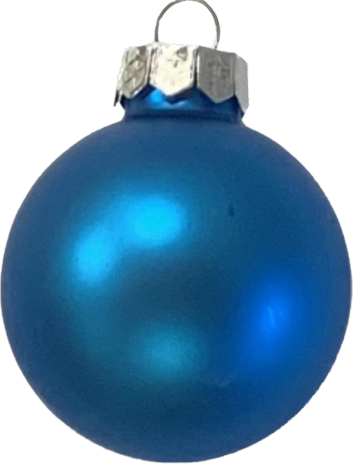 Whitehurst 12ct Matte Blue Glass Ball Christmas Ornaments 2.75&#x22; (70mm)