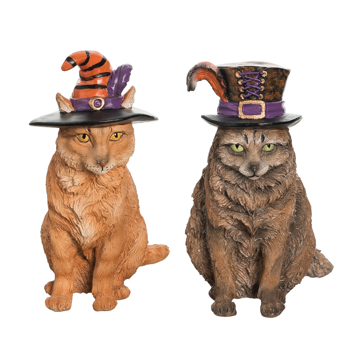 Halloween Cat Figurines, A/2