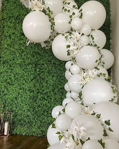 30 Pack 18 Inch White Balloons - Large Thick Round Latex Balloons for Wedding, Baby Shower, Anniversary, and Birthday Party Decorations